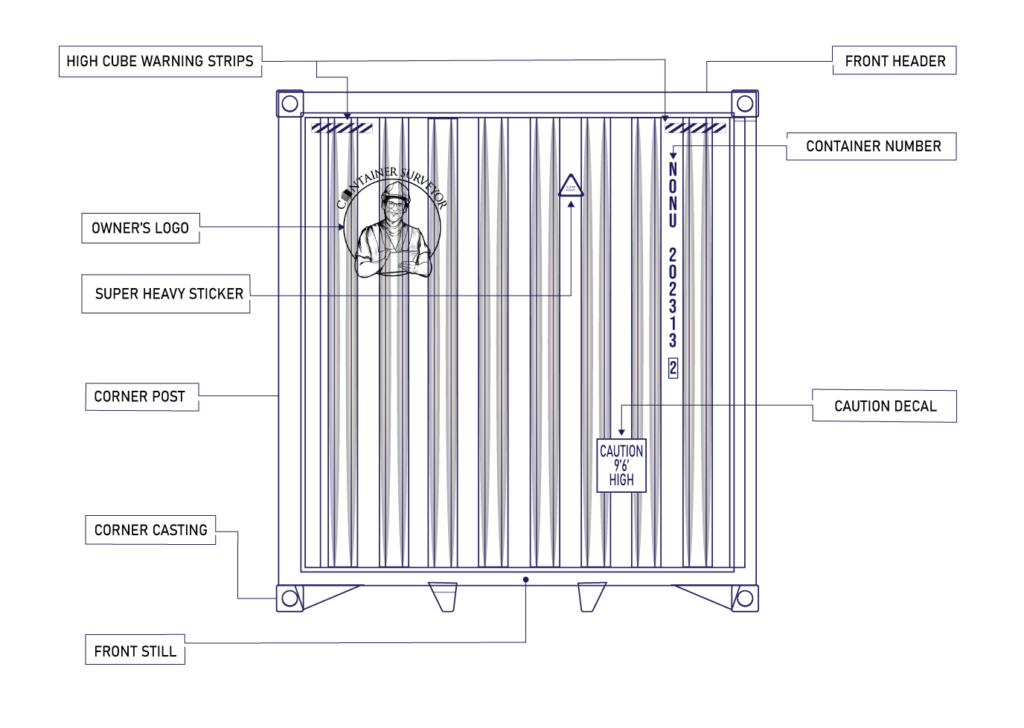 Shipping Container Design -  Front End Frame