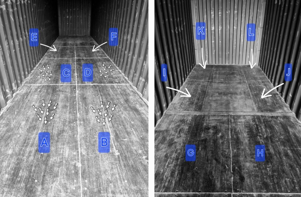 Floorboard Layout in a 40-foot