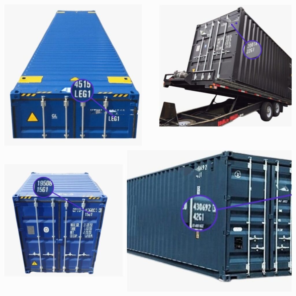 Identify Container Length and Height