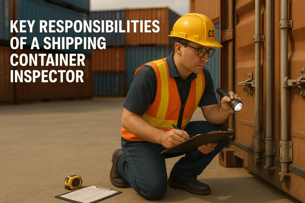 Key Responsibilities of a Shipping Container Inspector