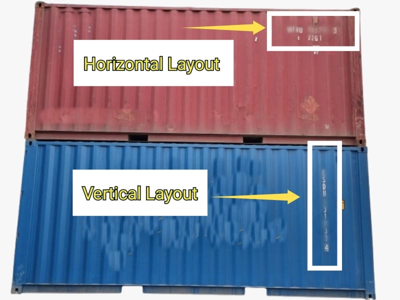Shipping Container Identification Number