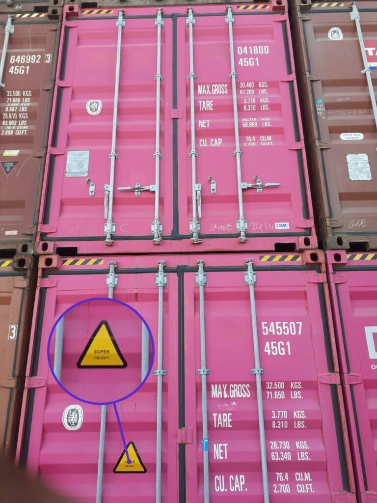 Super Heavy Container - sticker