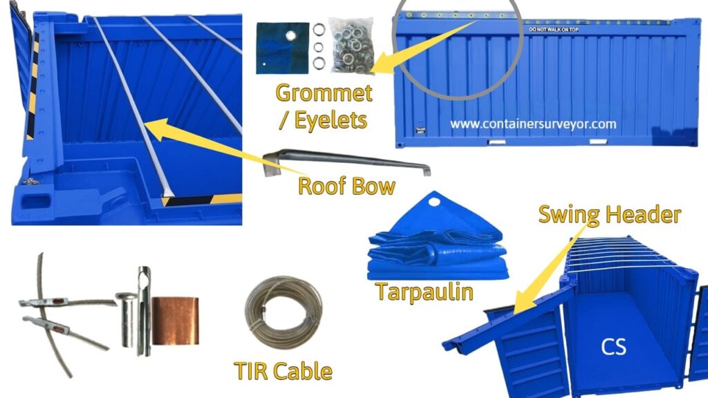 Open Top Container Components