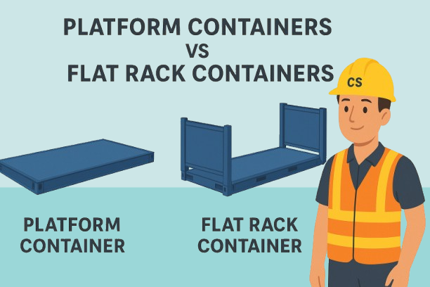 Platform Container vs Flat Rack Containers