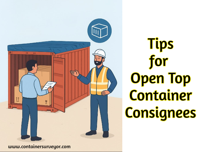 Tips for Open Top Container consignees