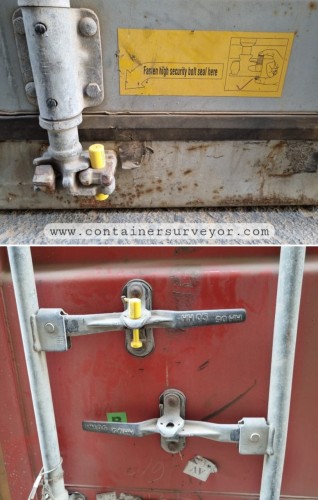 Shipping Container Seal Placing