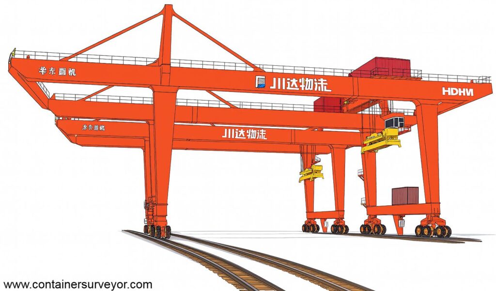 Container Handling Equipment -Rail Mounted Gantry Crane